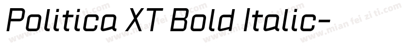 Politica XT Bold Italic字体转换